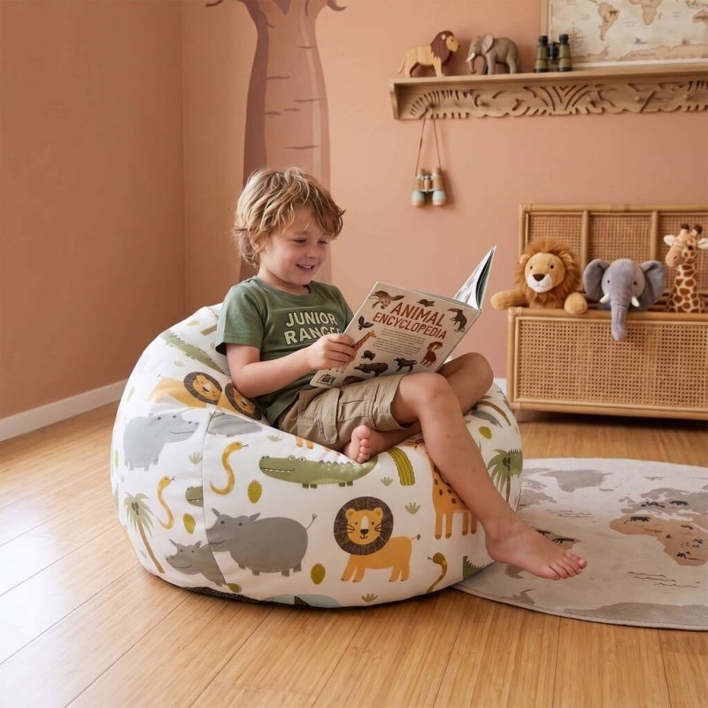 Kids Safari Beanbag - Wipe Clean