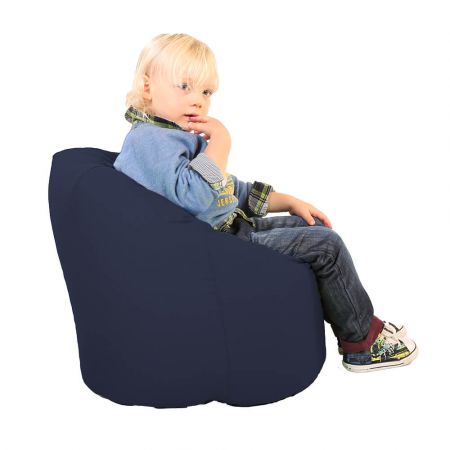 Indoor & Outdoor Toddler Handle Bean Bag - Navy Blue