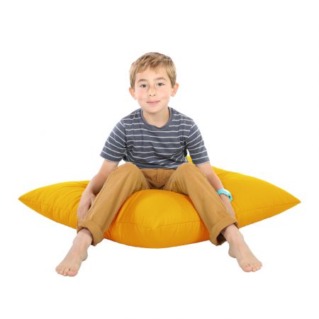 Indoor & Outdoor Giant Floor Cushion Bean Bag - Yellow