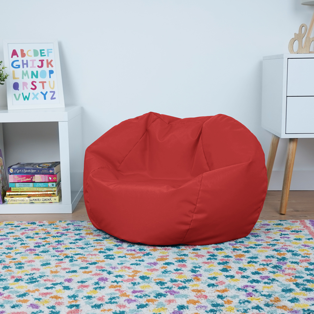 Kiddies Bean Bag - Wipe Clean - Red