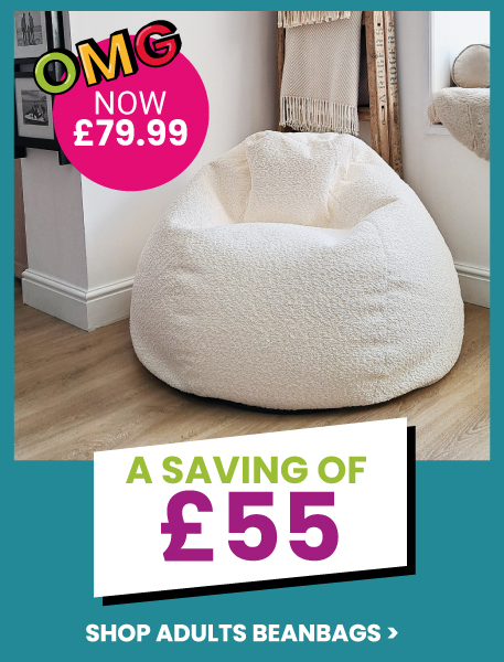 Jumbo Corduroy Adult Beanbag Armchair Seat